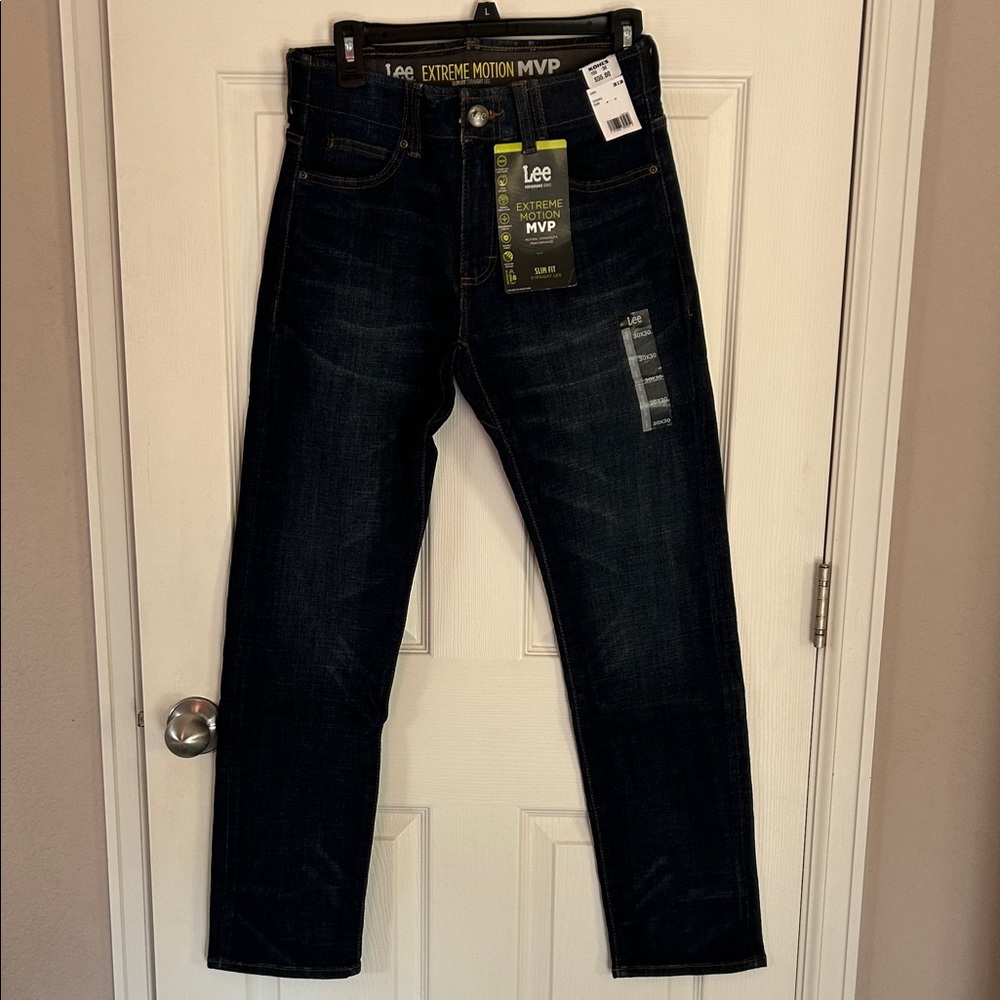 Lee Men's Deep Indigo Relaxed Jeans